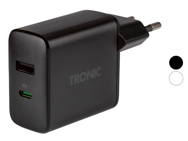 Gehe zu Vollbildansicht: TRONIC® Dual-USB-Ladegerät »TWLD 30 A1«, 30 W, mit Power Delivery - Bild 1