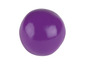 Ein lilafarbener Gummiball.