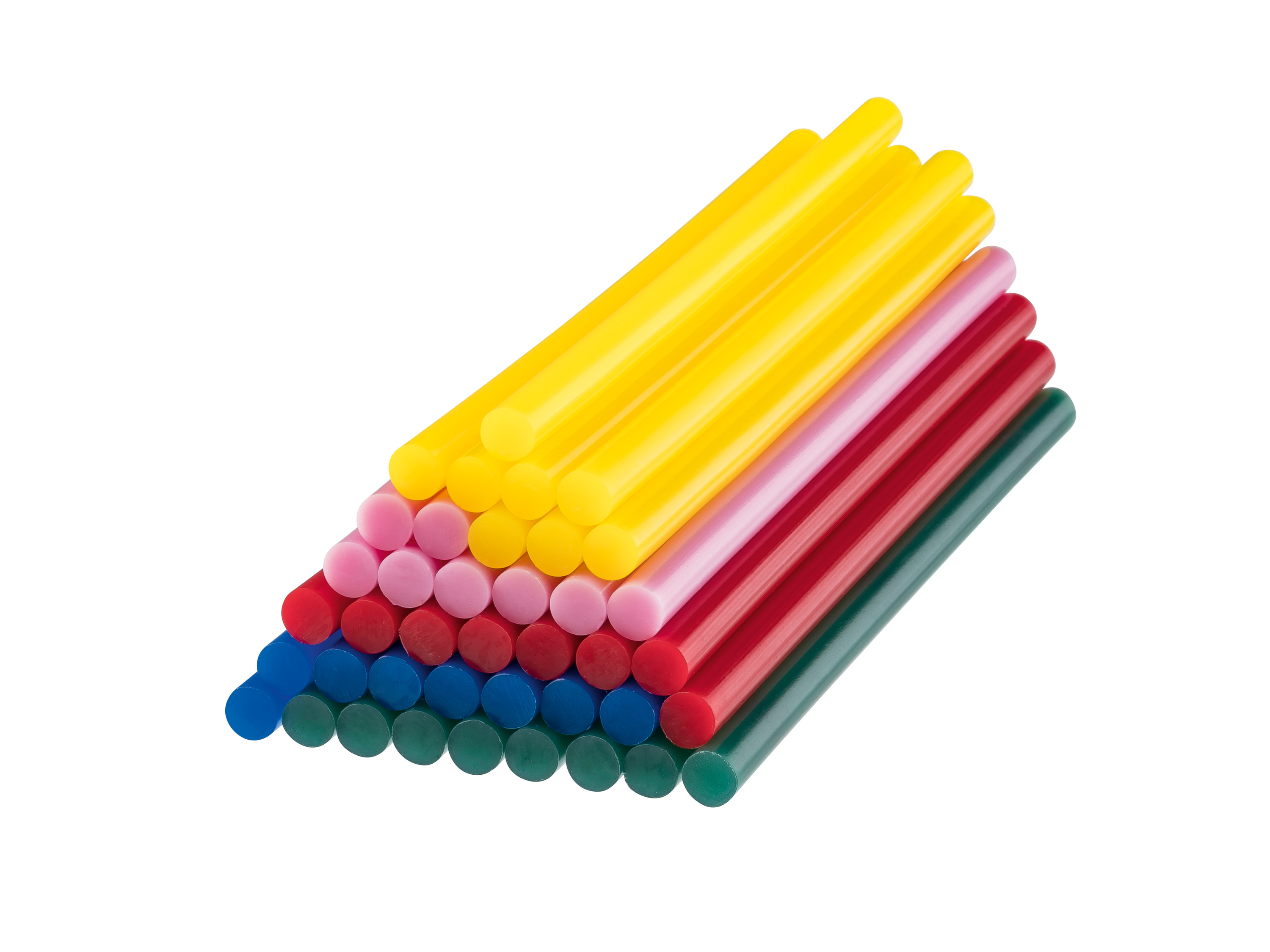 PARKSIDE® Niedertemperatur-Klebestifte (Bunt)““ | Blau, Pink Schmelzpunkt: 90 °C ±5 °C Glitzer: Perfekt für dekorative Bastelarbeiten Farbsortierung je 8 Sück: Gold, Silber, Rot, Grün