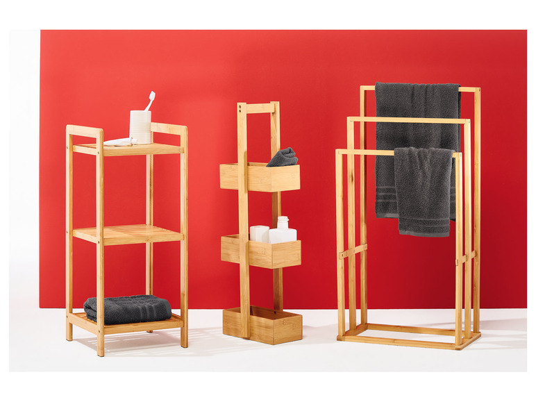 Gehe zu Vollbildansicht: LIVARNO home Bad Kleinmöbel, aus hochwertigem Bambus - Bild 2