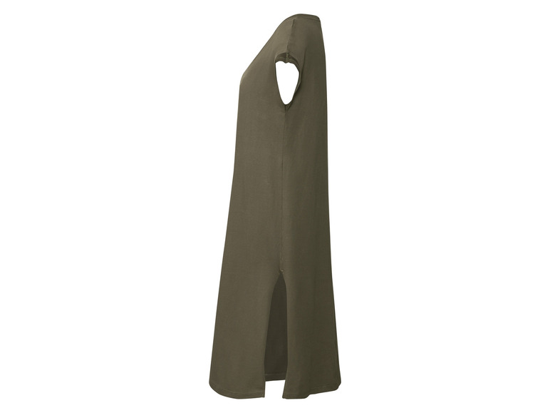 Gehe zu Vollbildansicht: esmara® Damen Leinen-Kleid mit langen Seitenschlitzen - Bild 7