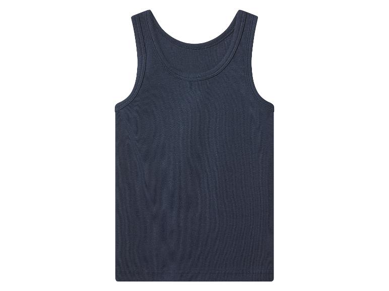 Dunkelblaues Herren-Unterhemd