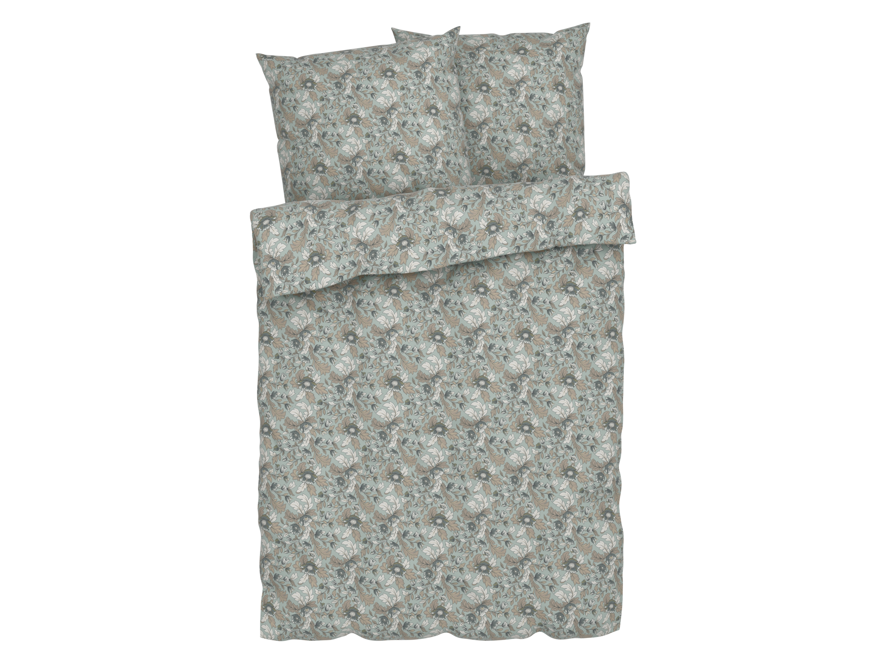 LIVARNO HOME Edel-Renforcé-Bettwäsche, 200 x 220 cm (Grün)