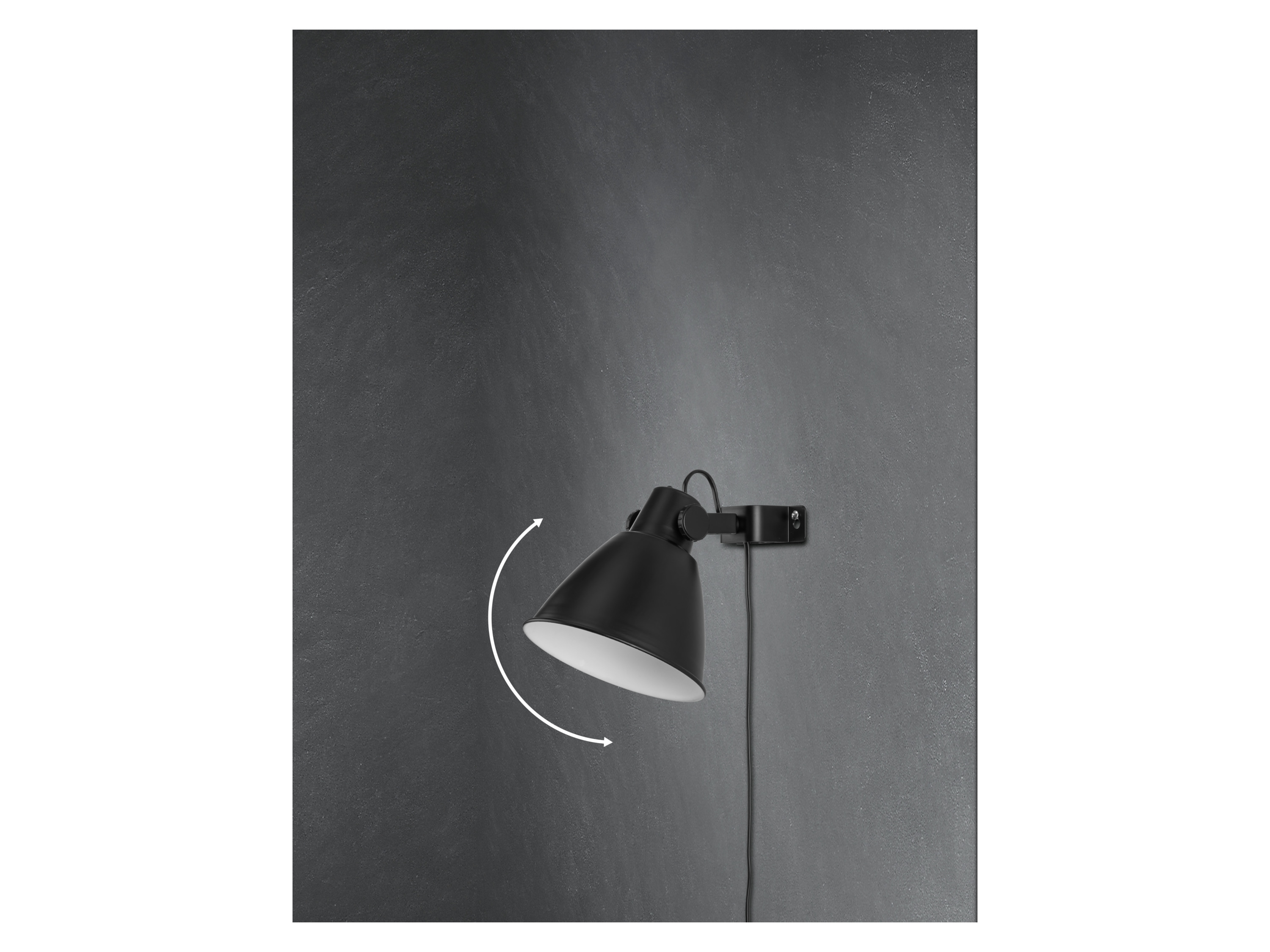 Thumbnail - LIVARNO home Wandspot 1flammig TEIWAZ (Schwarz)