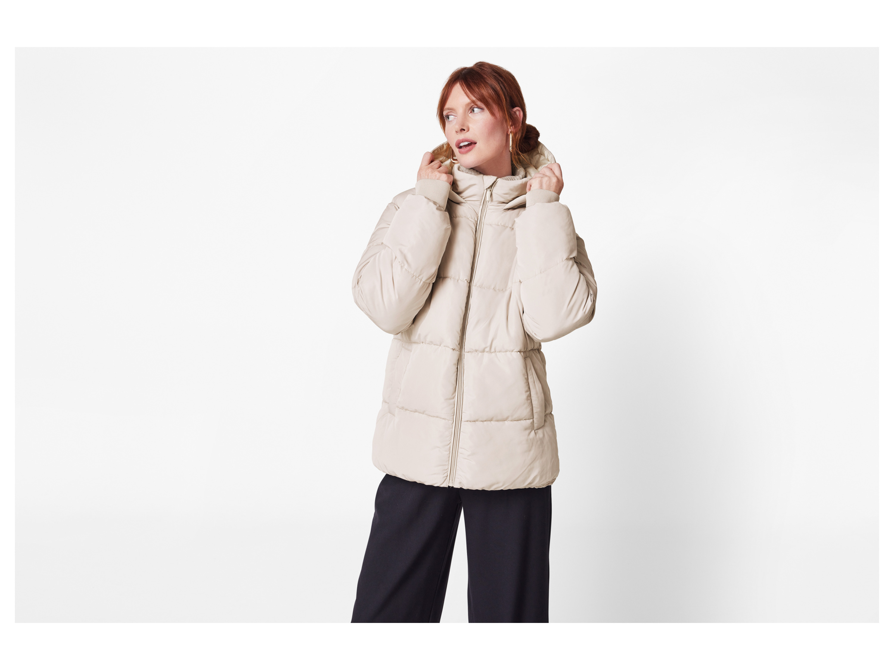 Esmara Women's Quilted Jacket Beige 3