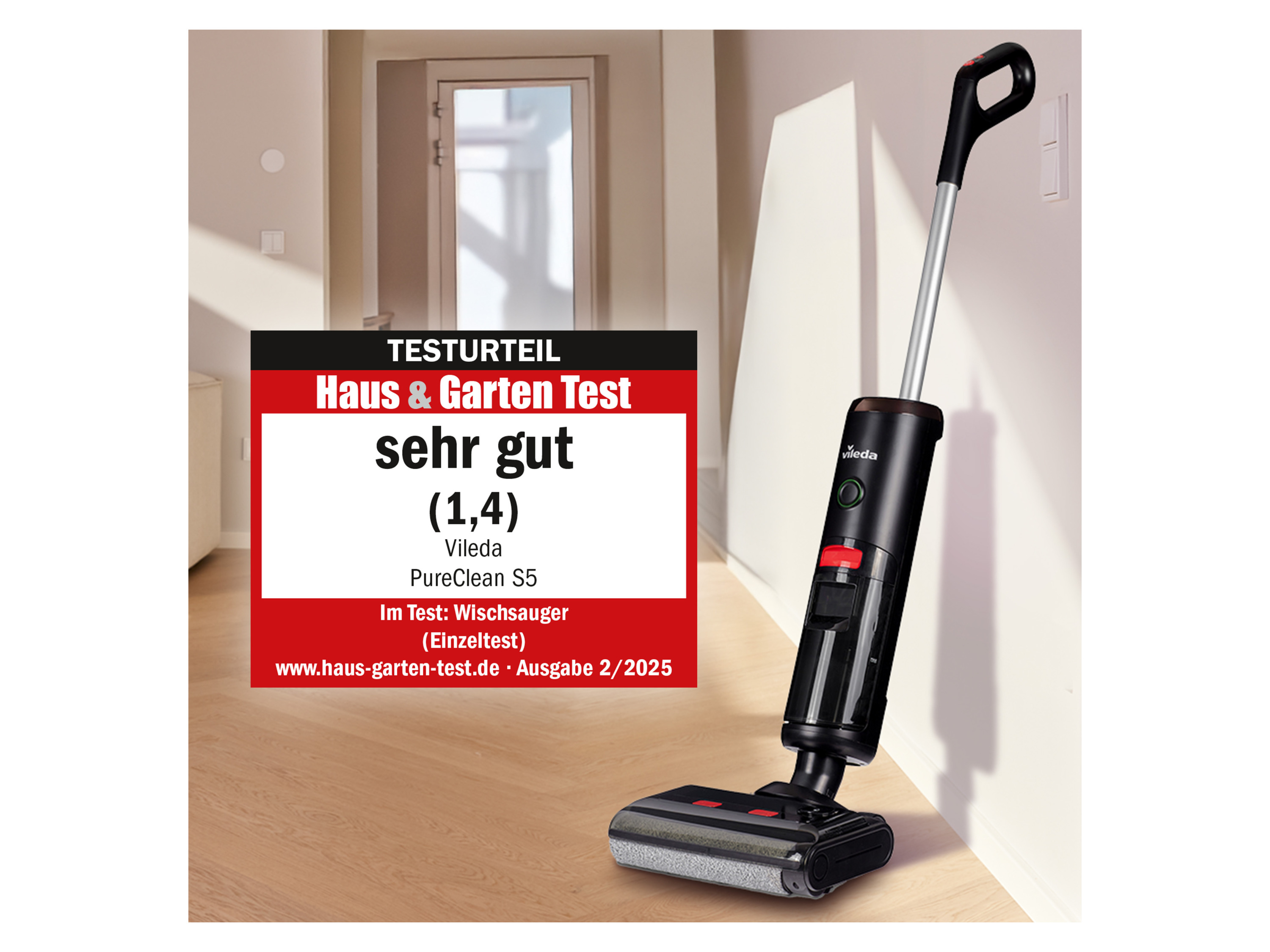 VILEDA Nass- und Trockensauger »Pure Clean S5 Plus« – Bild 4 von 4