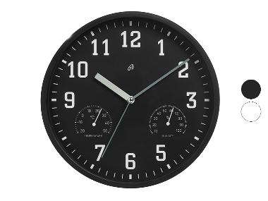 AURIOL® Wanduhr mit Thermo- und Hygrometer