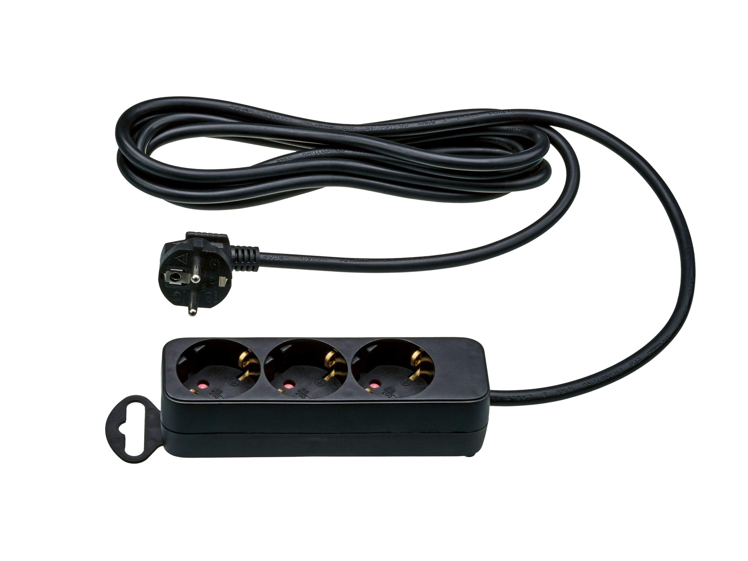 TRONIC® Steckdosenleiste (3fach 3m)""