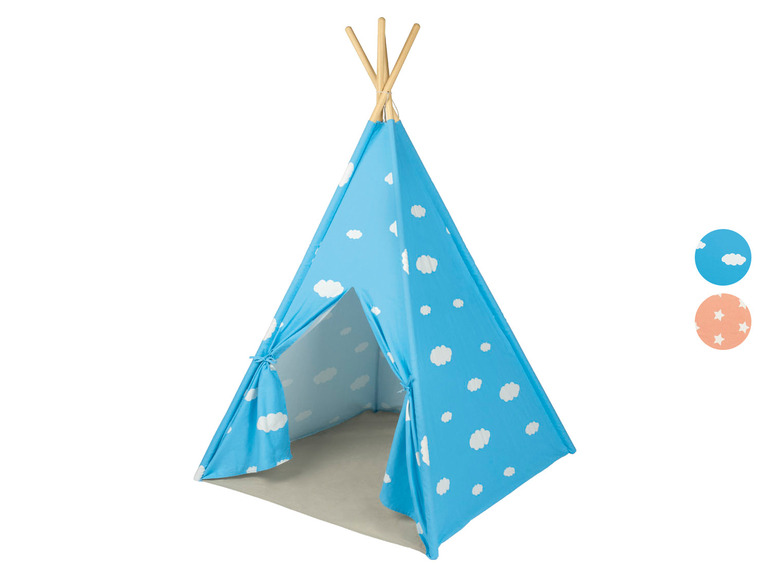 Gehe zu Vollbildansicht: Playtive Kinder Spielzelt Tipi, aus reiner Baumwolle - Bild 1