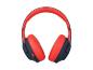 Rot-blaue kabellose Kopfhörer mit Over-Ear-Ohrpolstern