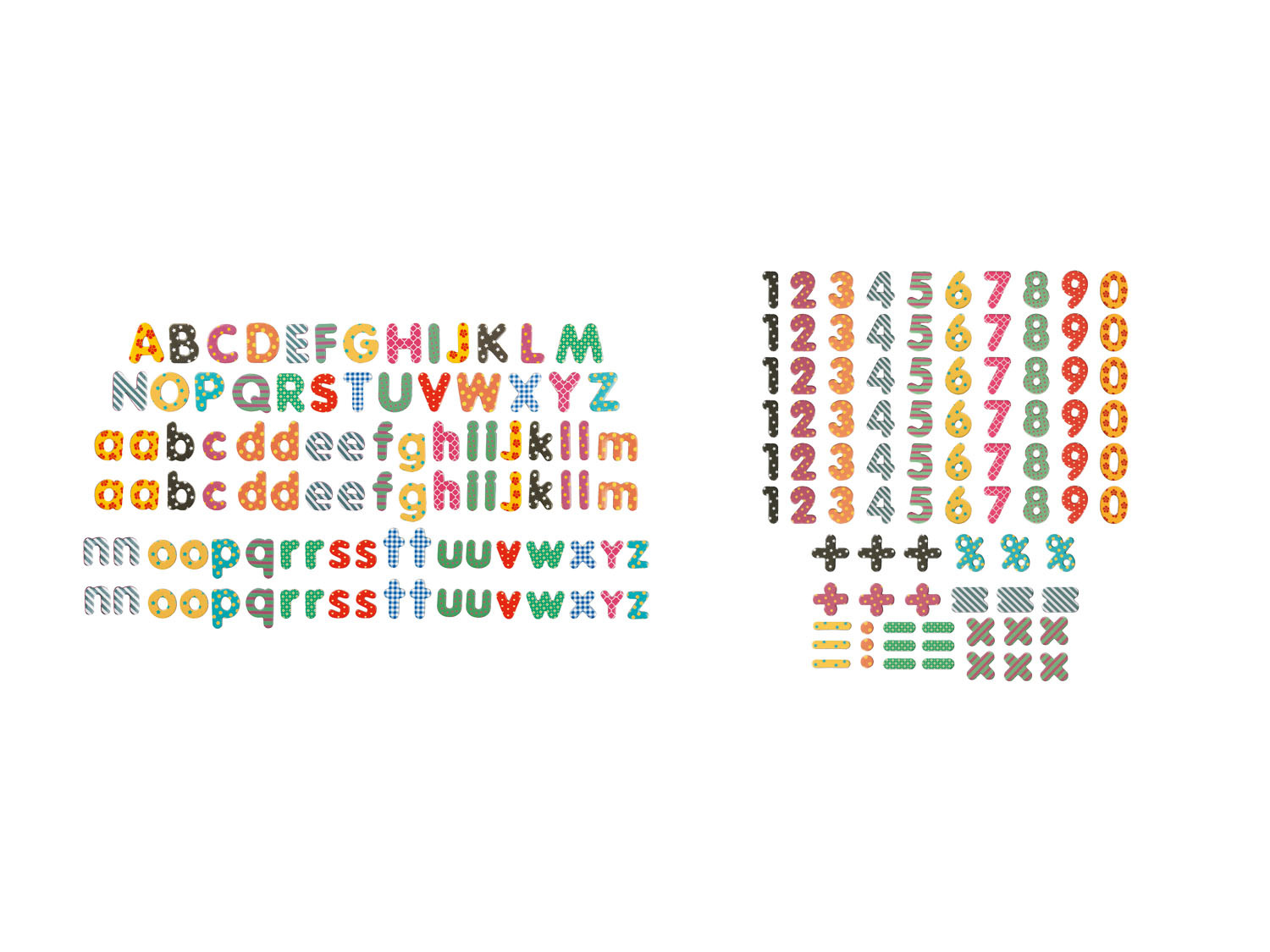 UNITED OFFICE® ABC / Zahlen und Symbole LIDL