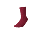 Einfarbige bordeauxrote Socke