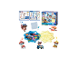 Aquabeads-Set mit 700 Perlen für Paw Patrol-Figuren, mit Aufbewahrungsbox und Sprühflasche.