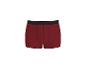 Bordeauxrote Herren-Boxershorts mit schwarzem Gummibund.