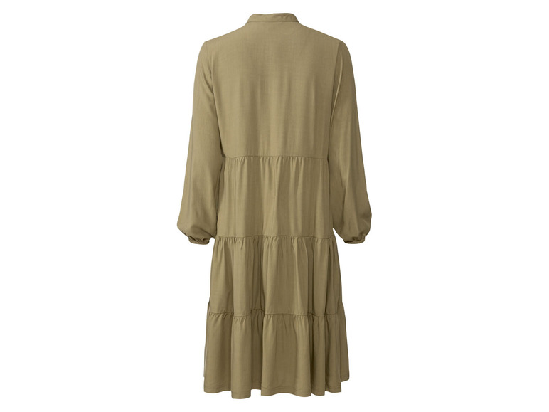 Gehe zu Vollbildansicht: esmara® Damen Midi-Kleid, mit Knopfleiste - Bild 5