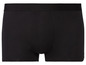 Schwarze Boxershorts.