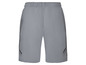 Graue Sport Shorts mit schwarzen Details.