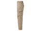 Beige Cargohose: Seitenansicht.
