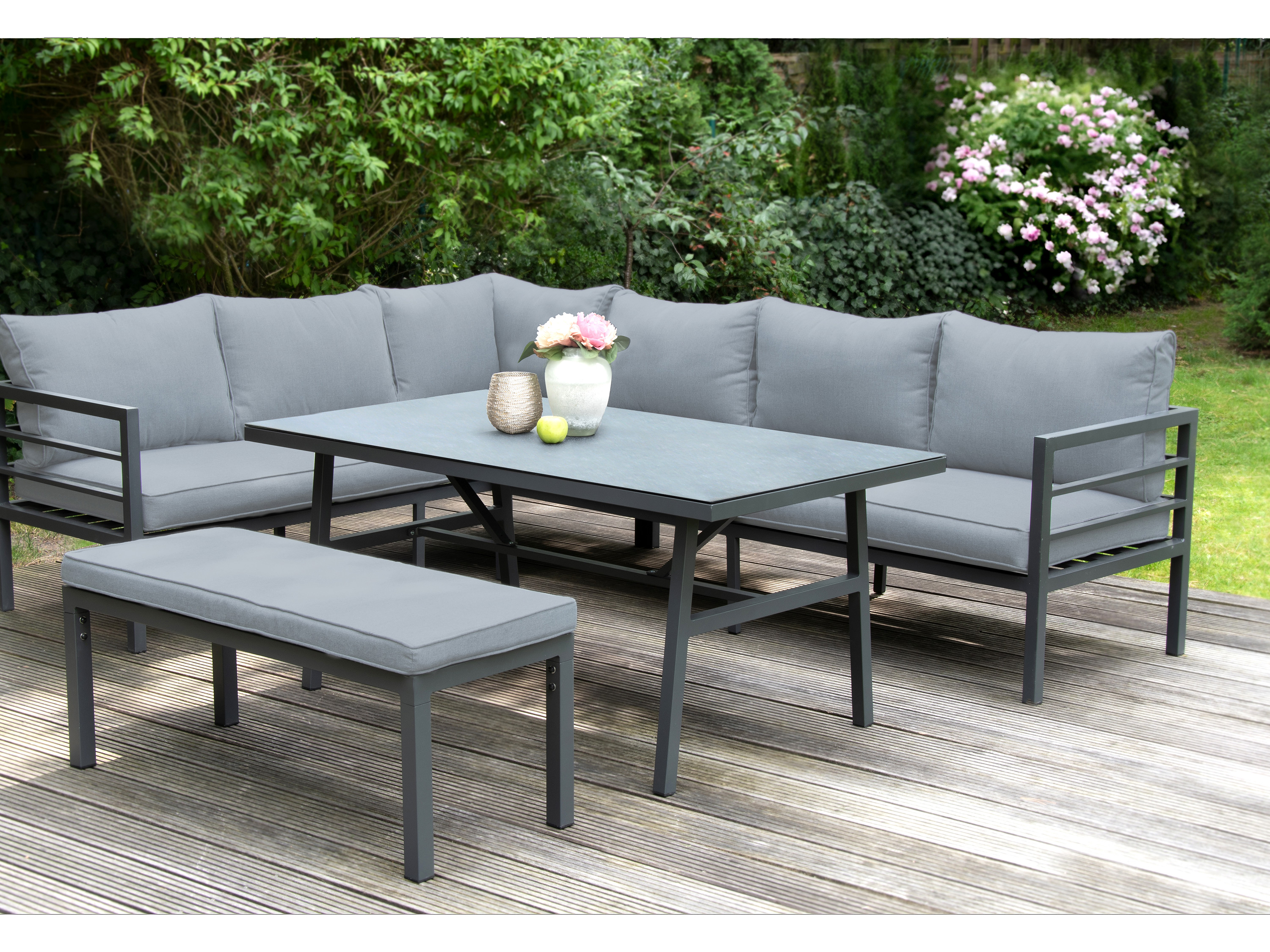 BELLAVISTA - HOME & GARDEN® Alu-Lounge »Maia«, 4-teilig – Bild 2 von 4