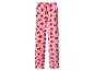 Rosa Pyjamahose mit rotem Herzmuster