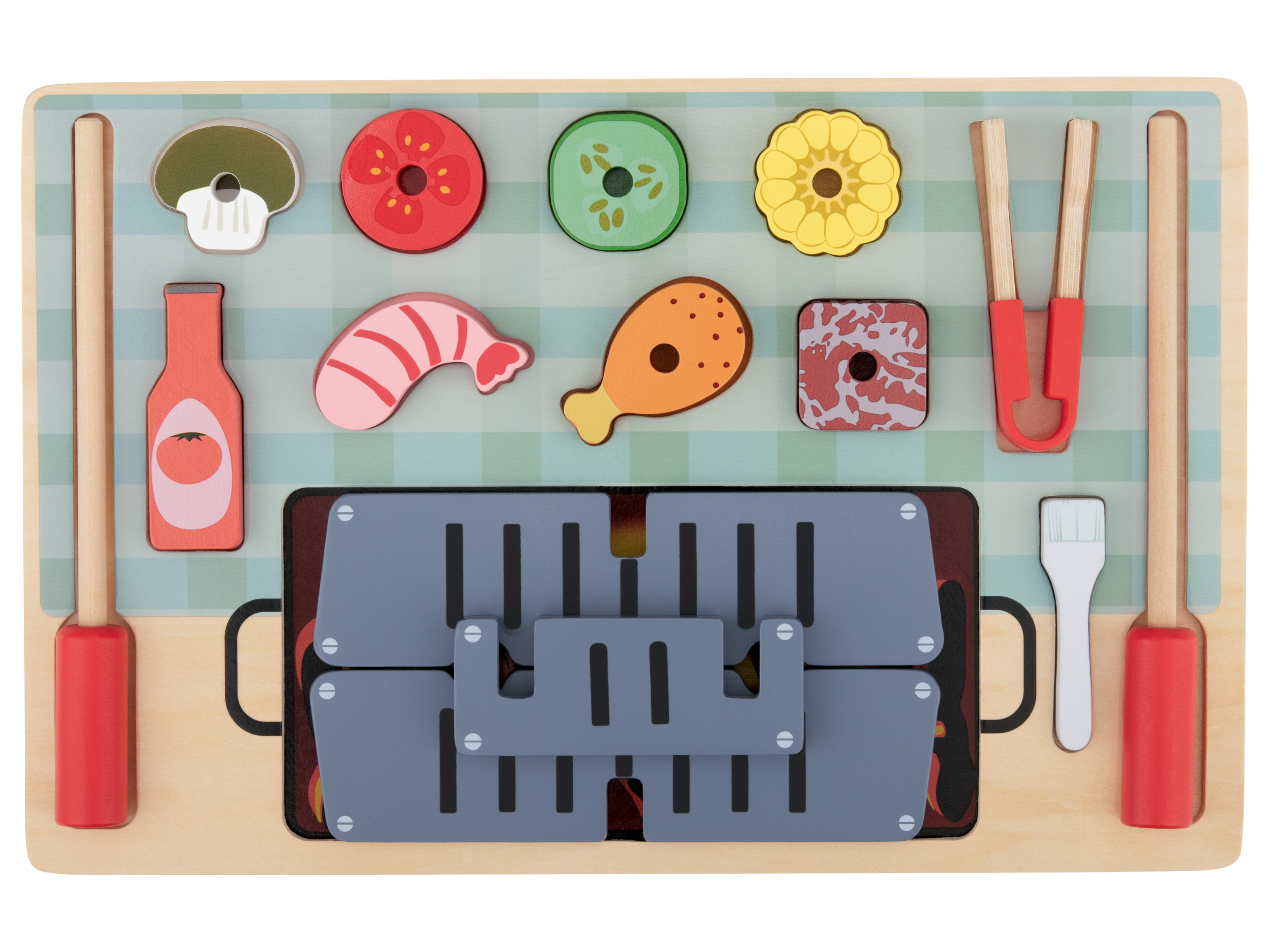 Thumbnail - lupilu® Rollenspiel-Puzzle (BBQ-Set)