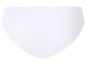 Weißer Baumwoll-Damen-Slip, Vorderansicht.