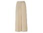 Elegante, beige weite Hose.