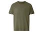 Herren-T-Shirt in Khaki mit kurzen Ärmeln und Rundhalsausschnitt.