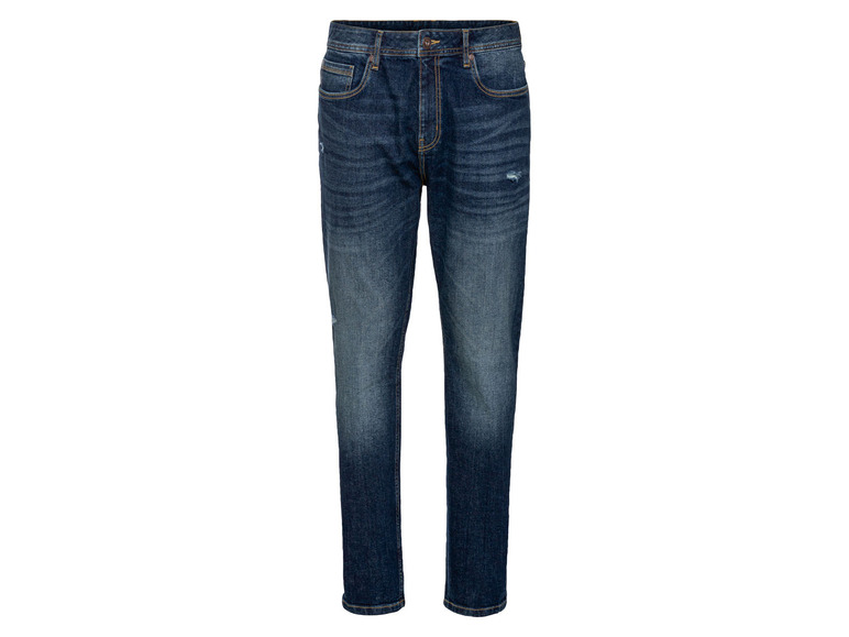 Gehe zu Vollbildansicht: LIVERGY Herren Jeans, Tapered Fit, im 5-Pocket-Style - Bild 7