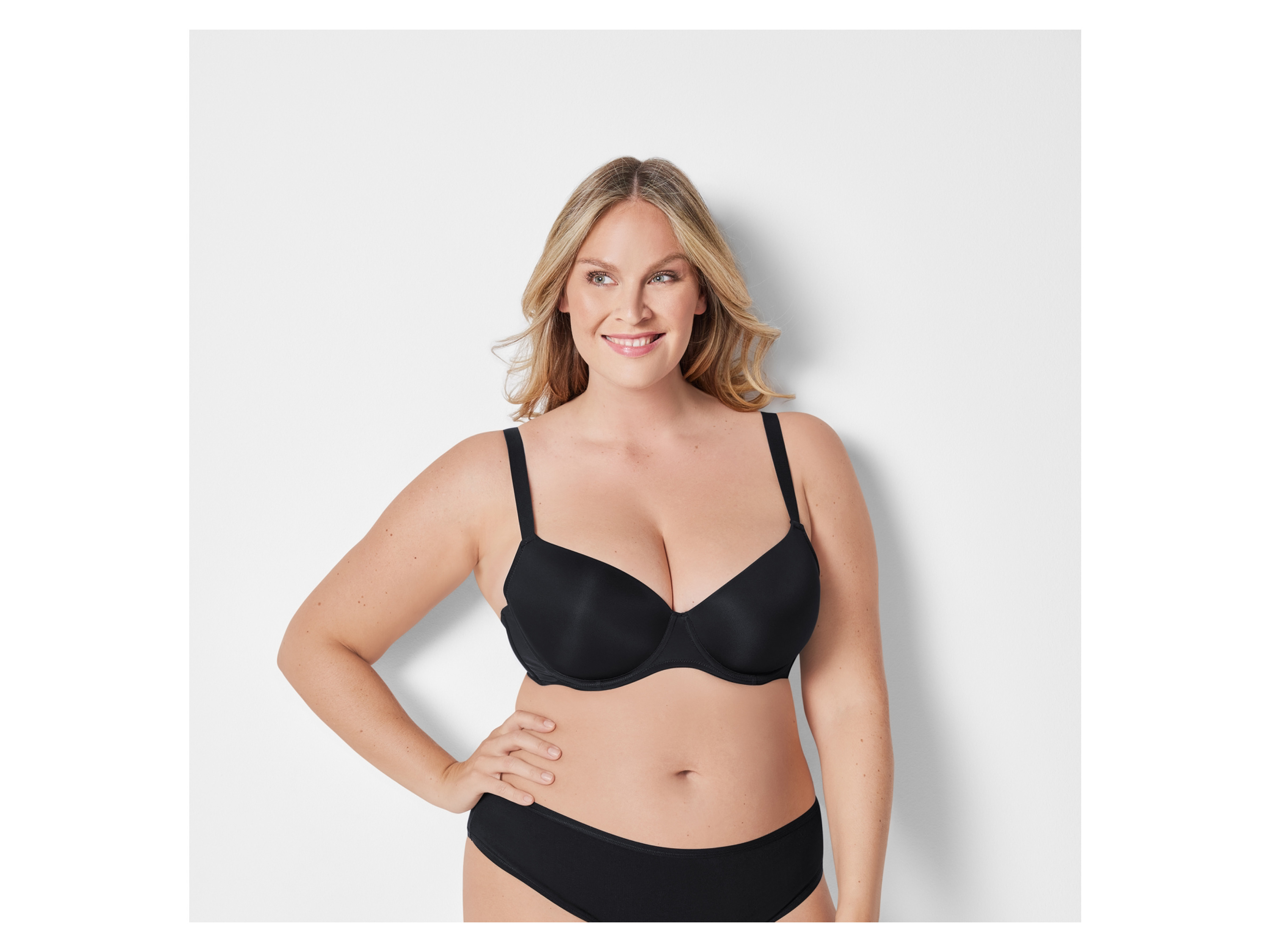 Thumbnail - esmara® Damen BH,  2er (schwarz/beige, 85D)