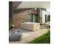 HOME DELUXE Outdoor-Whirlpool Nimbus auf einer Terrasse.