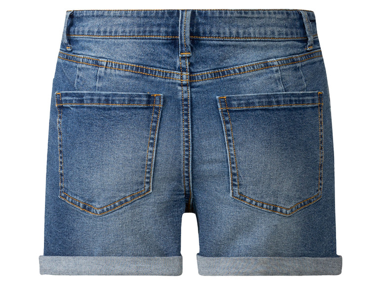 Gehe zu Vollbildansicht: esmara® Damen Jeansshorts mit Baumwolle - Bild 4
