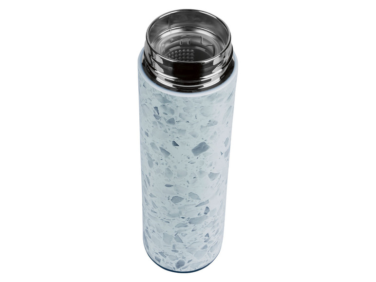Gehe zu Vollbildansicht: ERNESTO Isolierflasche, mit Teesieb, 400 ml, aus Edelstahl - Bild 6