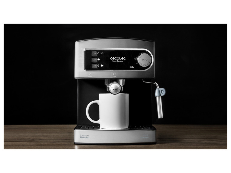 Gehe zu Vollbildansicht: Cecotec Power Espresso, 850 W, doppelter Siebträger - Bild 4