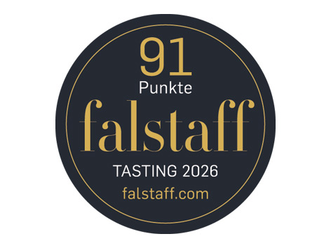 Siegel mit 91 Punkten und der Aufschrift „Tasting 2026“.