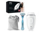 Braun Silk-expert Mini IPL Haarentferner, Rasierer und Aufbewahrungstasche.