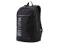 Schwarzer Puma Rucksack mit dem Markenzeichen.