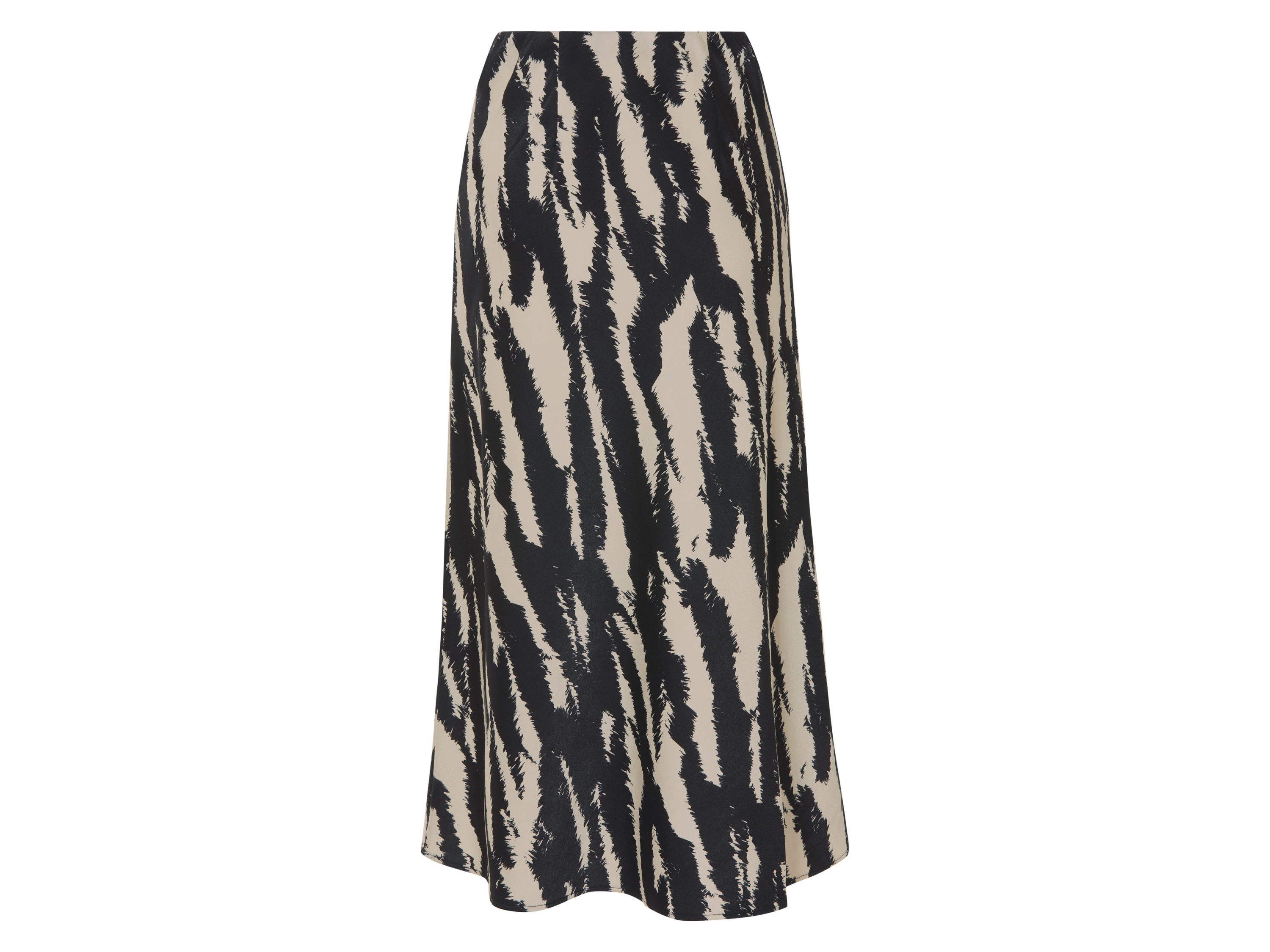 Thumbnail - esmara® Damen Satin-Rock, mit hoher Leibhöhe (Gemustert, 40)