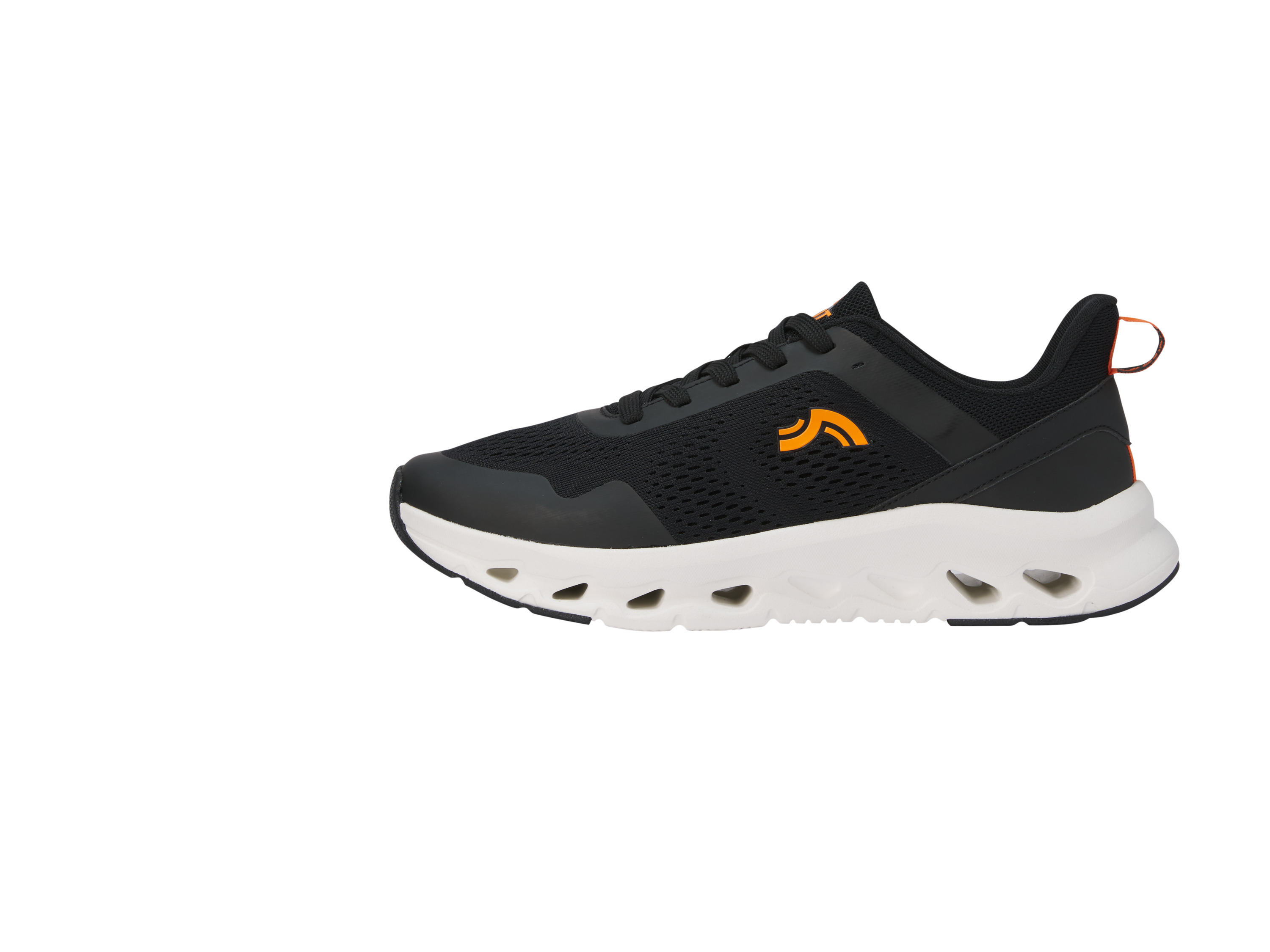 CRIVIT Herren Sportschuhe (schwarz/orange, 44) – Bild 3 von 4