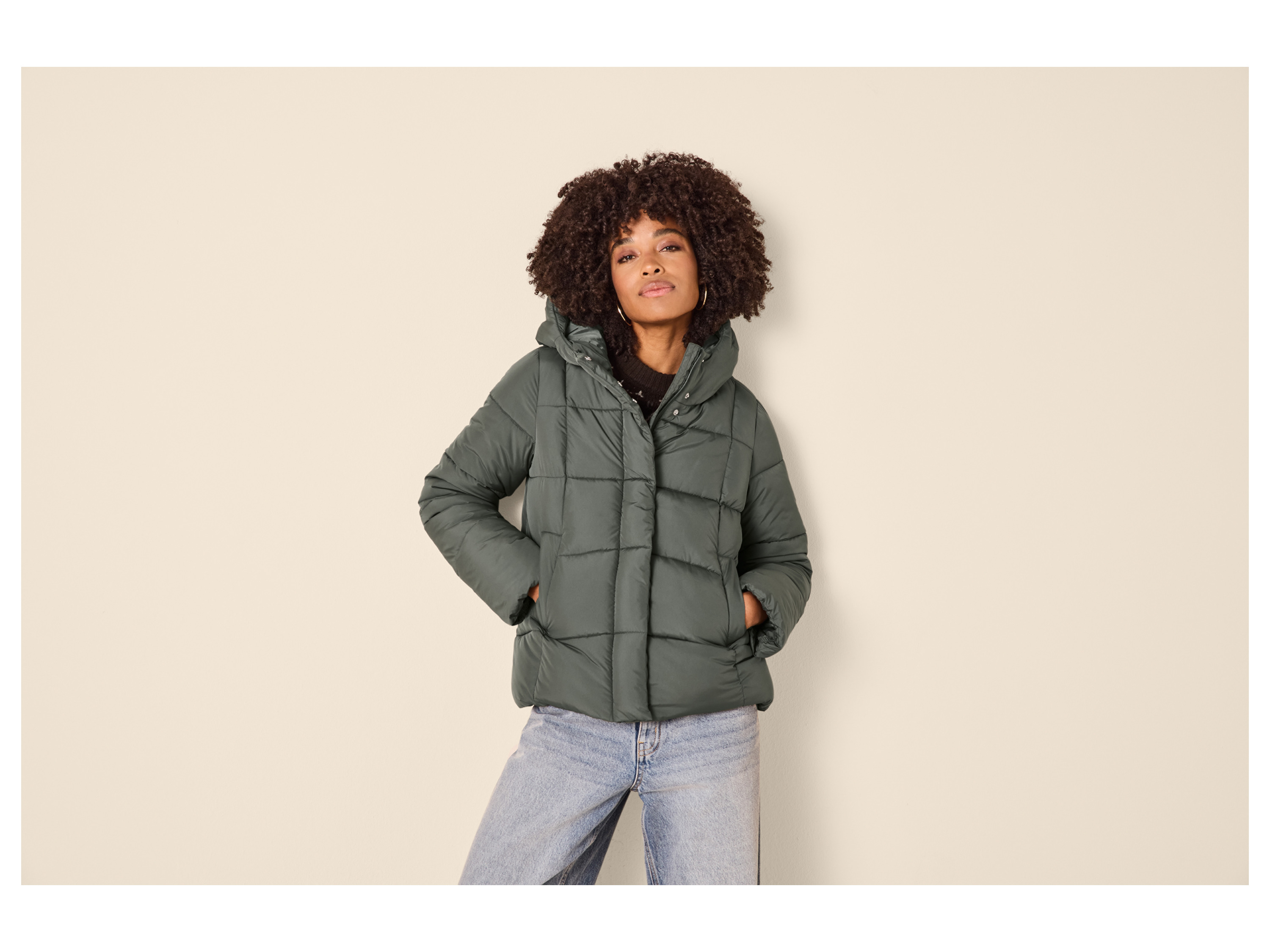 ESMARA® Premium Damen Thermosteppjacke (Grün, S(36/38)) – Bild 2 von 4