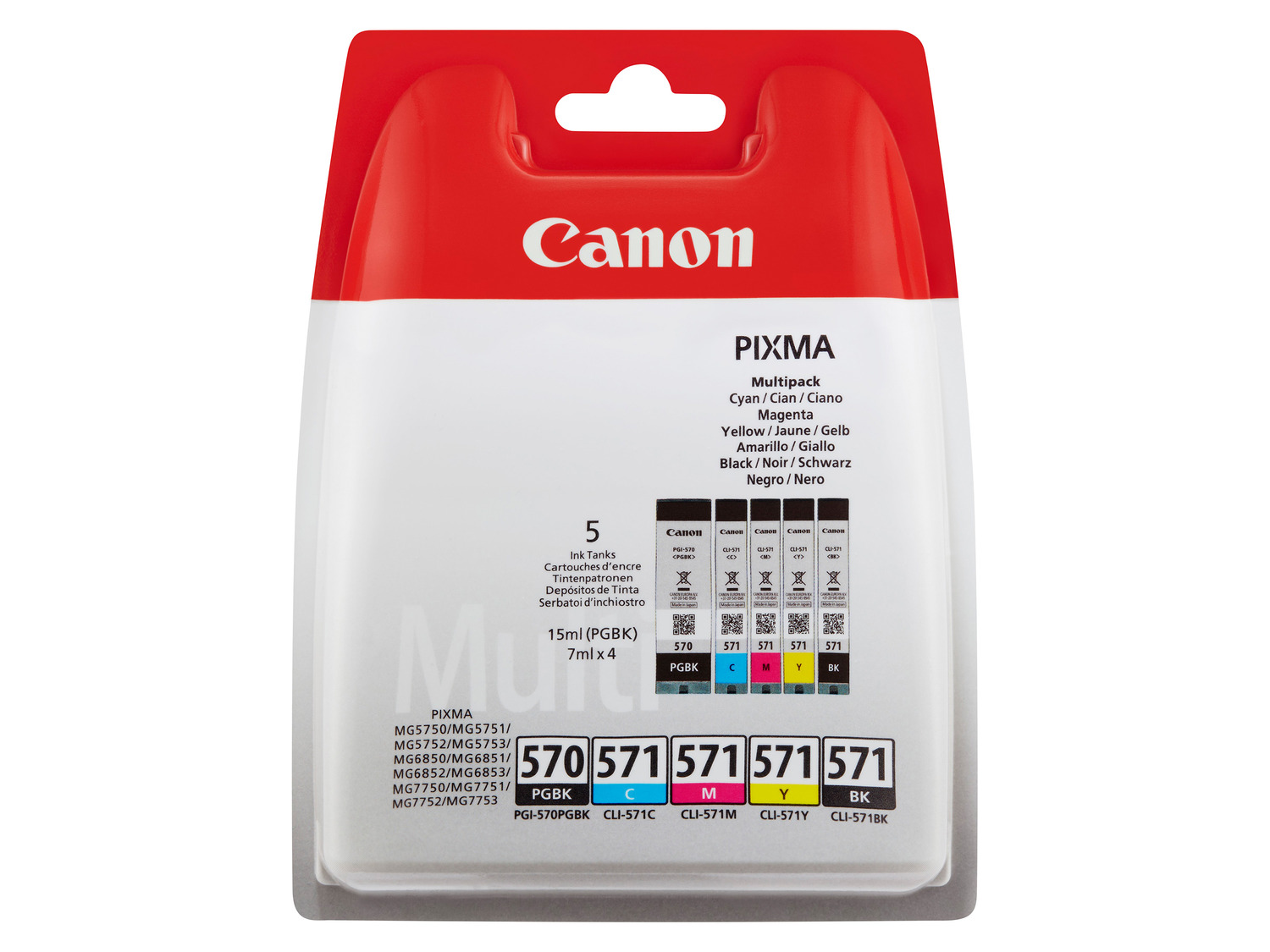 Canon »PG-I570/CLI-571« Multipack Tintenpatronen Schwa…