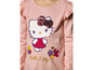 Ein rosafarbenes Langarmshirt mit Hello Kitty.