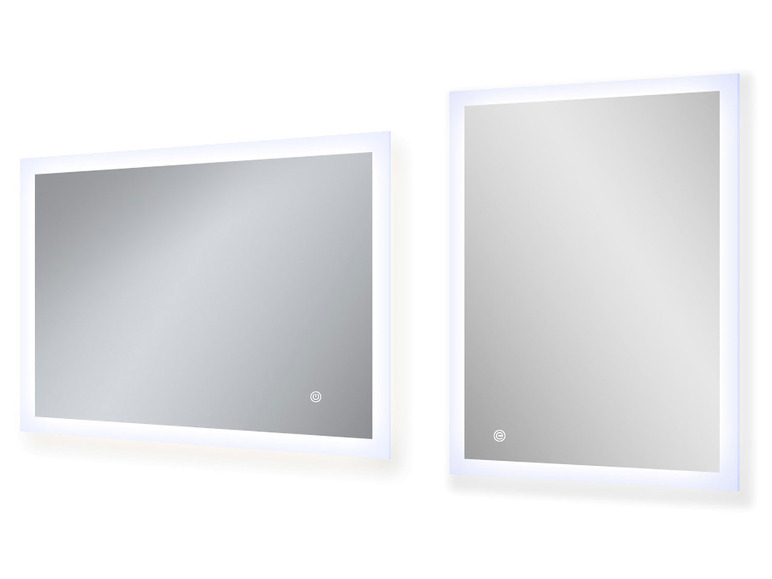 Gehe zu Vollbildansicht: axentia LED Spiegel, mit Aluminiumrahmen - Bild 17