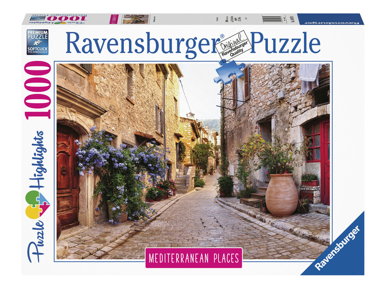 Gehe zu Vollbildansicht: Ravensburger Puzzle, mediterrane Orte, 1000 Teile - Bild 3