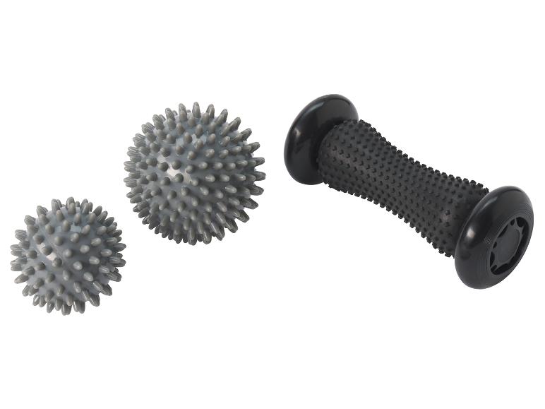 Massagestab / Massagebälle Massageroller Set / Igelbälle