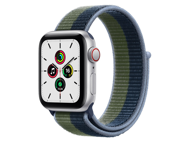 Gehe zu Vollbildansicht: Apple Watch SE GPS + Cellular intelligente Uhr mit Sportband - 32 GB - Wi-Fi, Bluetooth - 4G - Bild 51