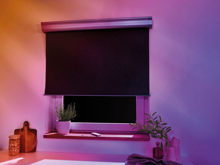 Gehe zu Vollbildansicht: LIVARNO home Automatik-Verdunkelungsrollo, »Zigbee Smart Home«, 100 x 195 cm - Bild 9