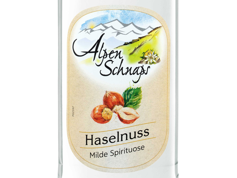 Alpenschnaps Steinbeisser Haselnuss 33% Vol