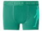 Grüne Boxershorts mit „Cristiano Ronaldo“ am Bund und einer Spielersilhouette.