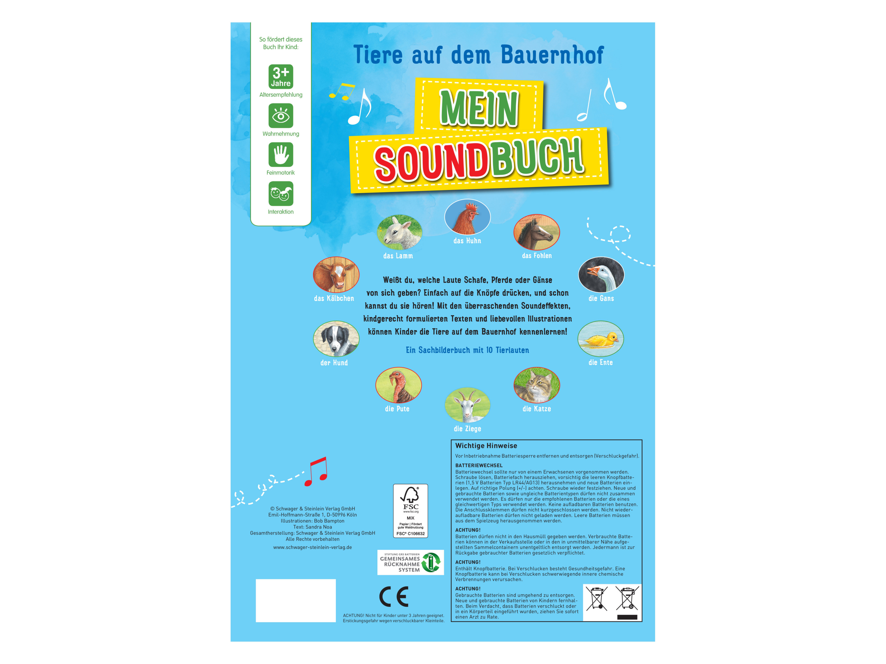 Kinder Soundbücher (Tiere auf dem Bauernhof) – Bild 2 von 2